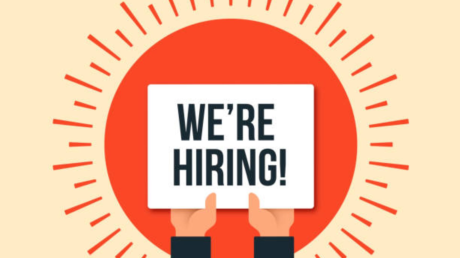 WE'RE HIRING!!!